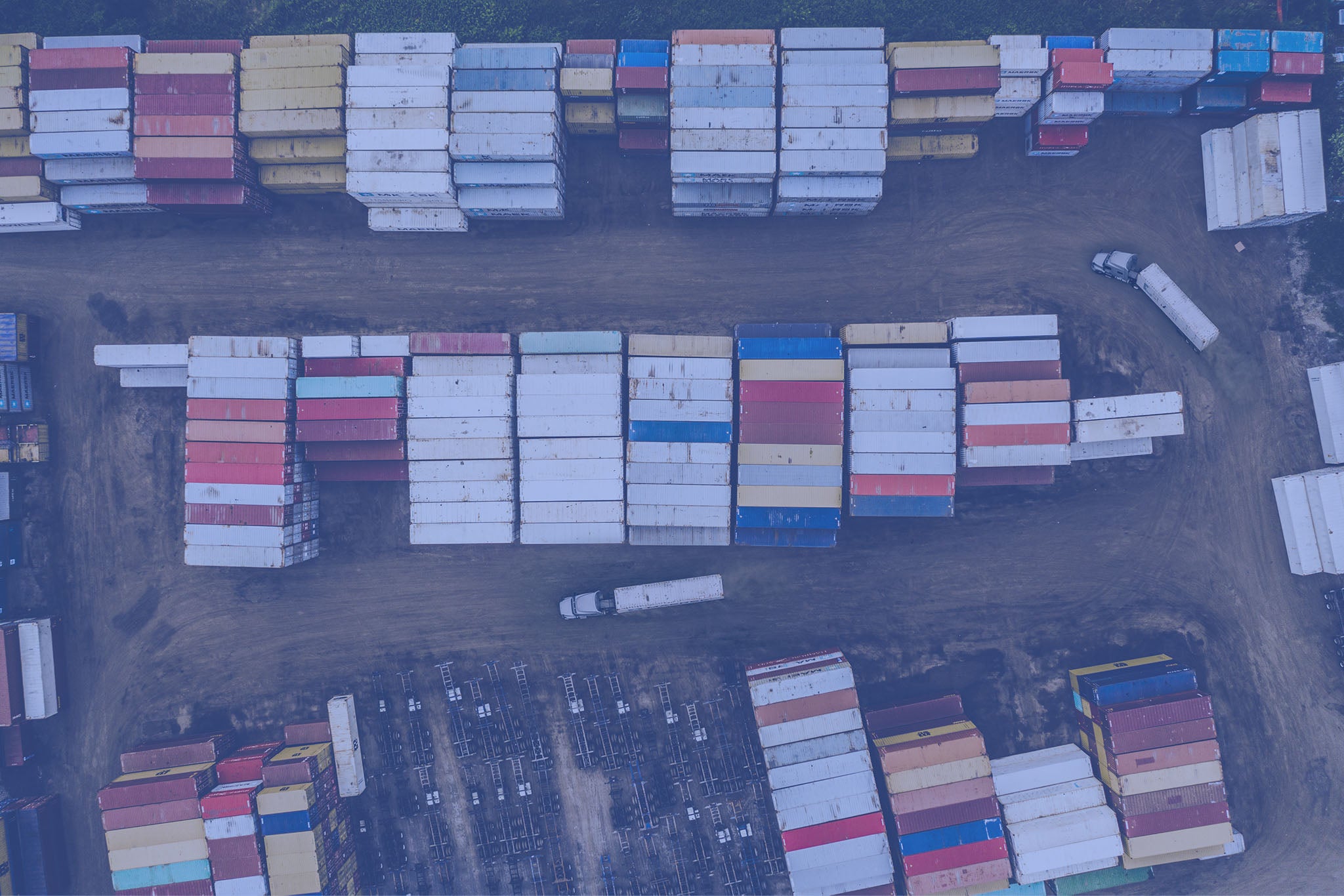 Slideshow Image of large containers of expensive assets utilizing heavy equipment and asset tracking solutions provided by On Demand Tracking