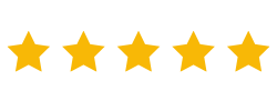 5 star reviews icon for all 5 star google reviews received by On Demand Tracking
