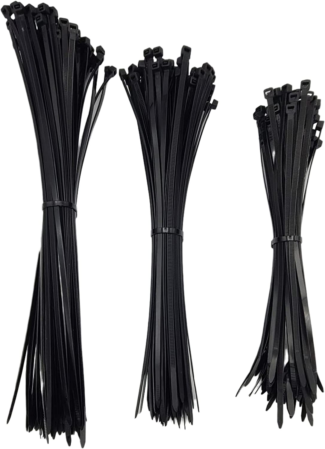 Zap Straps Black Nylon Cable Ties 100CT